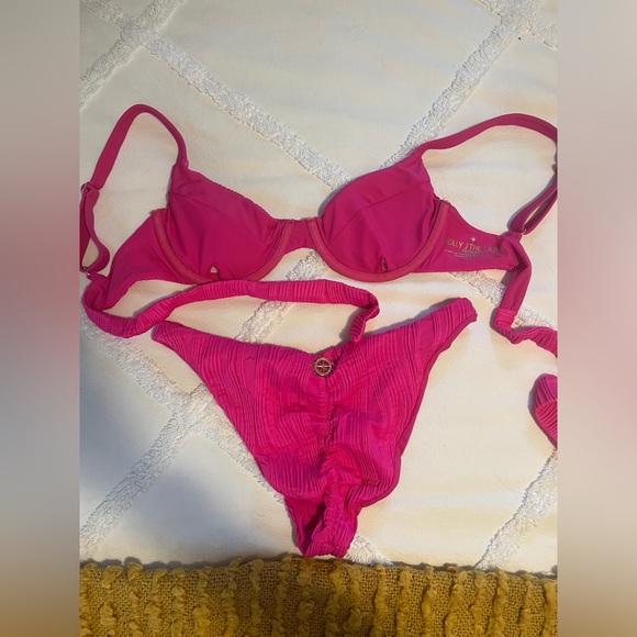Molly J The Label Barbie Pink Collins Bikini - Picture 2 of 3